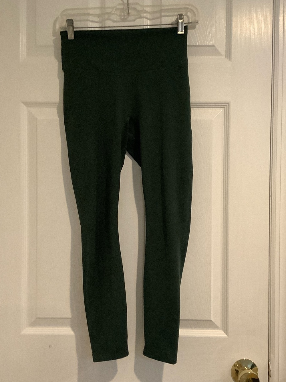 YITTY Dark Green Everpine Stretchy Gym Workout Running Leggings S
